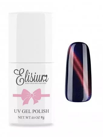 Elisium, lakier hybrydowy 121 Aurora blue, 9g