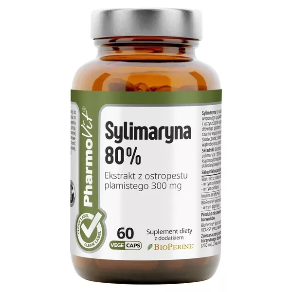 Pharmovit Sylimaryna 80% suplement diety 60 kapsułek