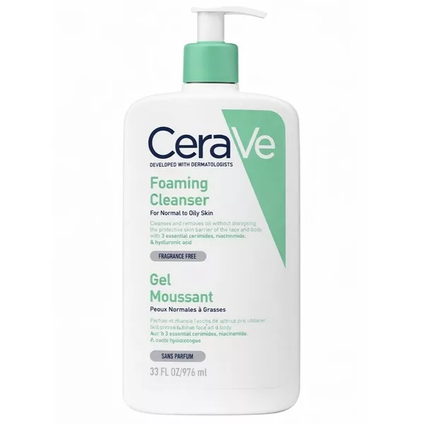 CeraVe Oczyszczający żel do mycia dla skóry normalnej i tłustej 1000ml