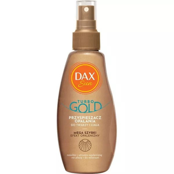 Dax Sun Przyspieszacz opalania do twarzy i ciała Turbo Gold 200ml
