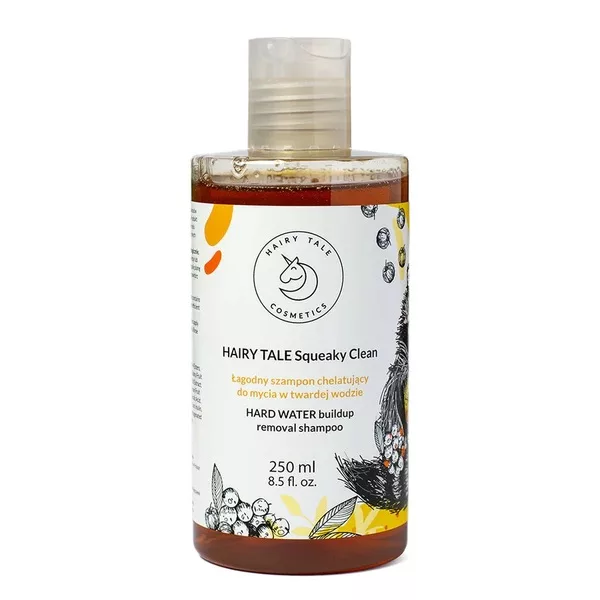 Hairy Tale Squeaky Clean łagodny szampon chelatujący do mycia w twardej wodzie 250ml