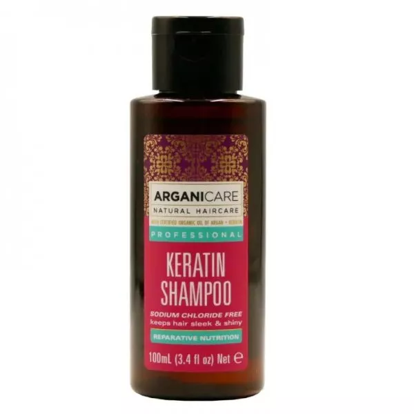 Arganicare Keratin mini szampon do włosów z keratyną 100ml