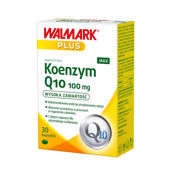 Walmark Koenzym Q10 Max 100mg suplement diety 30 kapsułek
