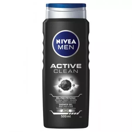 Nivea Men Active Clean żel pod prysznic 500ml