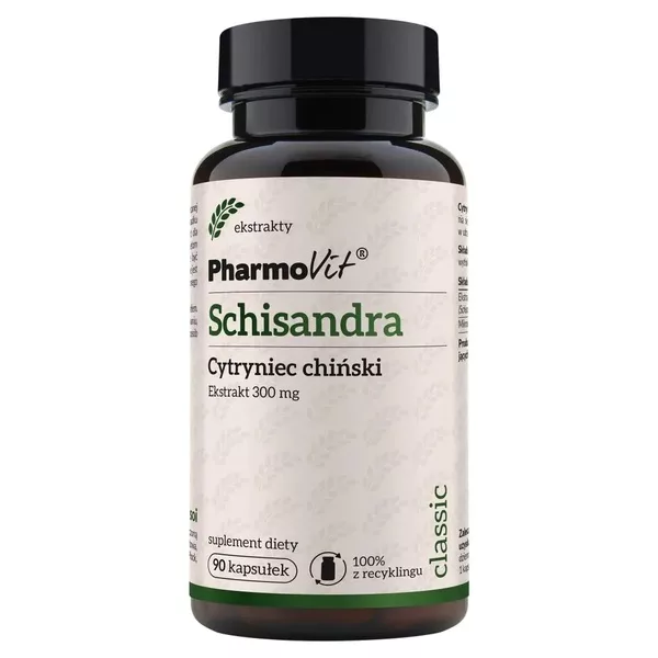 Pharmovit Schisandra Cytryniec chiński 300 mg suplement diety 90 kapsułek