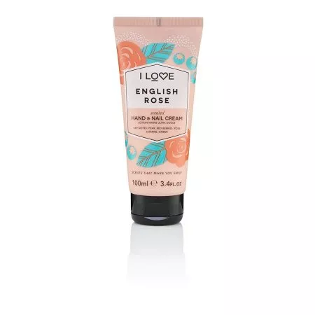 I Love Scented Hand & Nail Cream nawilżający krem do dłoni i paznokci English Rose 100ml