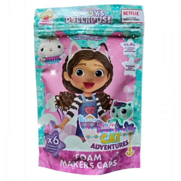 Gabby's Dollhouse Pianotwory do kąpieli dla dzieci 6x16g