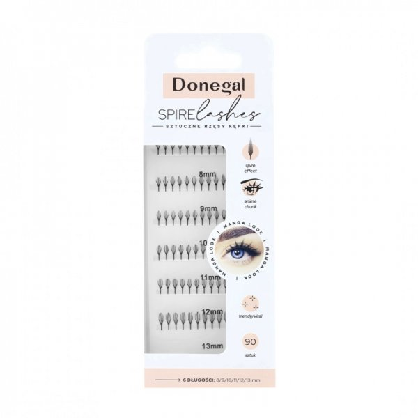 Donegal Spire Lashes kępki rzęs 90szt.