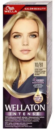 Wella Wellaton farba do włosów, 10/81 ultra jasny popielaty blond