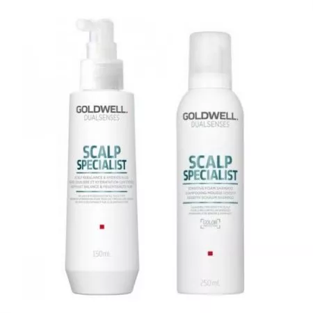 Goldwell Dualsenses Scalp Specialist, zestaw do swędzącej skóry głowy, szampon + fluid, 250ml + 150ml