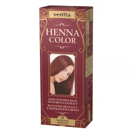 Venita Henna Color balsam koloryzujący z ekstraktem z henny 11 Burgund 75ml
