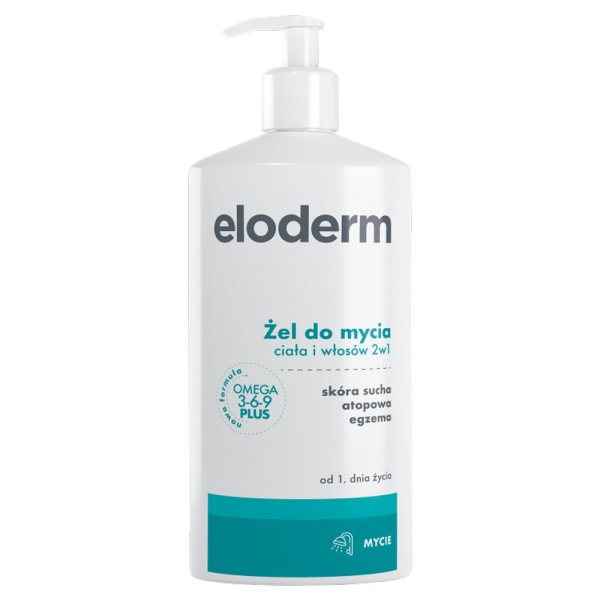 Eloderm Żel do mycia ciała i włosów 2w1 400ml
