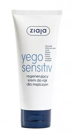 Ziaja Yego Sensitiv, regenerujący krem do rąk, 75ml