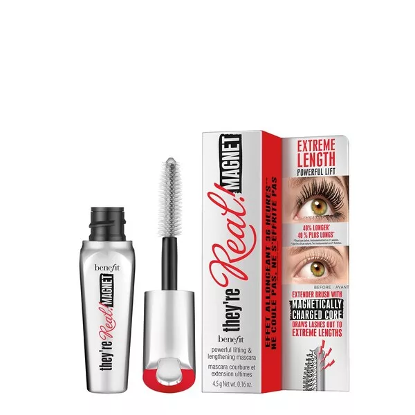 Benefit They're Real! Magnet Mascara Size Mini ekstremalnie wydłużający tusz do rzęs Black 4,5g