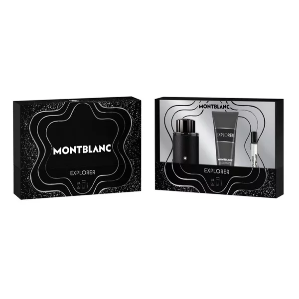 Mont Blanc Explorer zestaw woda perfumowana spray 100ml + miniatura wody perfumowanej 7.5ml + żel pod prysznic 100ml (M)