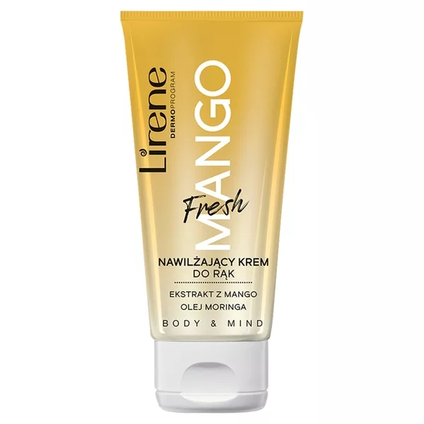 Lirene Body & Mind nawilżający krem do rąk Fresh Mango 50ml