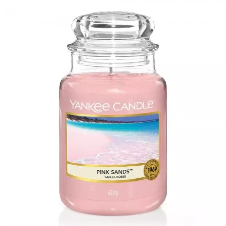 Yankee Candle Świeca zapachowa duży słój Pink Sands 623g