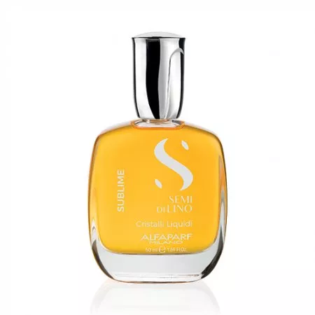 Alfaparf Milano Semi di Lino Sublime, płynne kryształki do wszystkich rodzajów włosów, 50ml