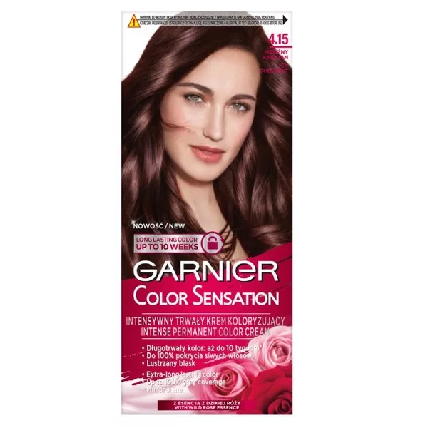 Garnier Color Sensation Krem koloryzujący 4.15 Mroźny kasztan