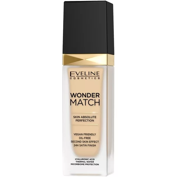 Eveline Wonder Match, luksusowy podkład do twarzy, 05 light porcelain, 30ml