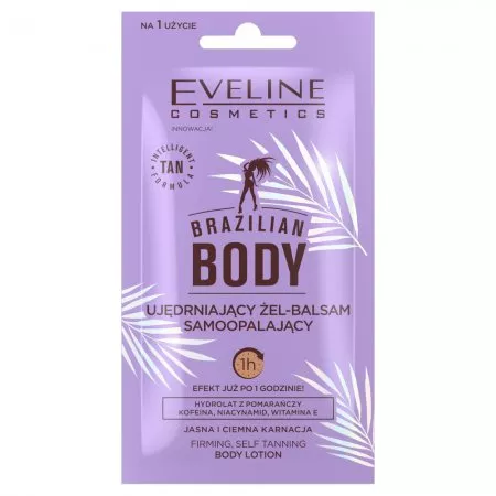 Eveline Cosmetics Brazilian Body ujędrniający żel-balsam samoopalający 12ml