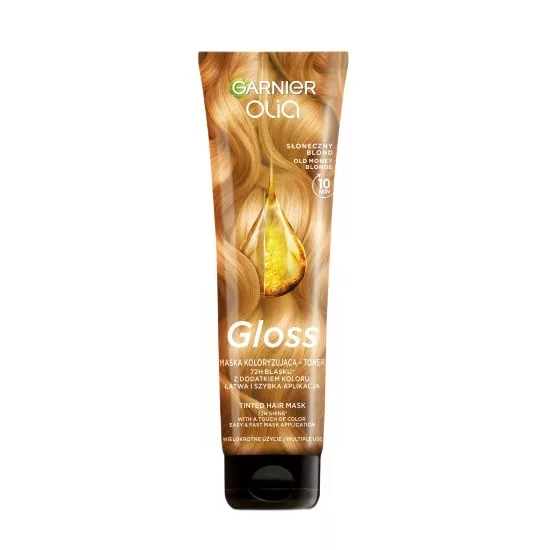 Garnier Olia Gloss maska koloryzująca-toner do włosów Słoneczny Blond 150ml
