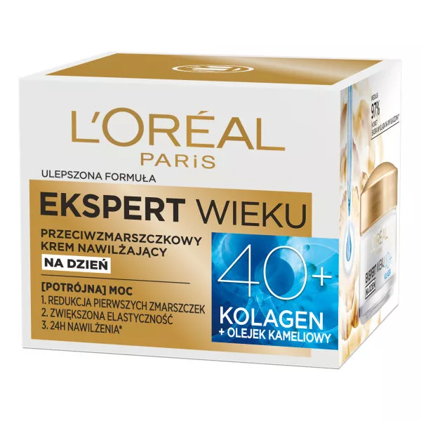 L'Oreal Paris Ekspert Wieku Przeciwzmarszczkowy krem nawilżający na dzień 40+, 50ml