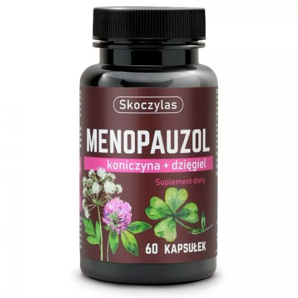 Skoczylas Menopauzol koniczyna czerwona + dzięgiel suplement diety 60 kapsułek