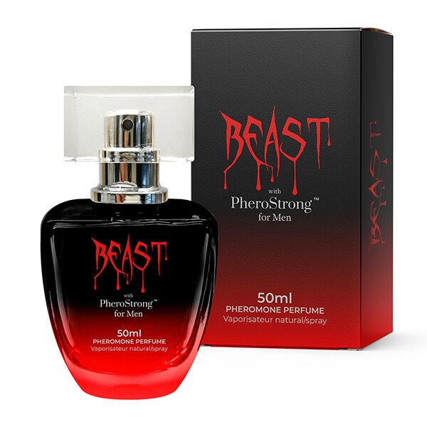 PheroStrong Beast For Men Pheromone Perfume perfumy z feromonami dla mężczyzn spray 50ml (M)