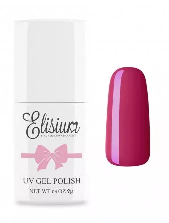 Elisium, lakier hybrydowy 043 Deep Red, 9g