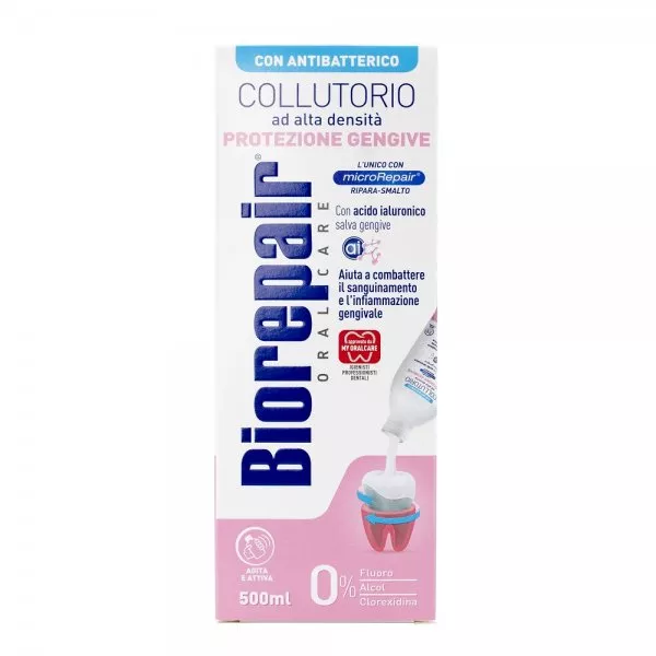 Biorepair Ochrona Dziąseł płyn do płukania jamy ustnej 500ml