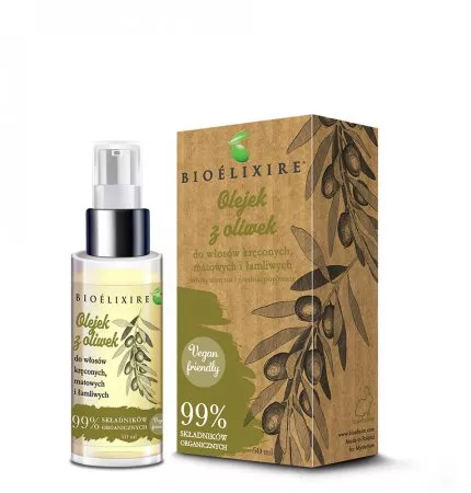 Bioelixire Organic, olejek z oliwek, 50ml