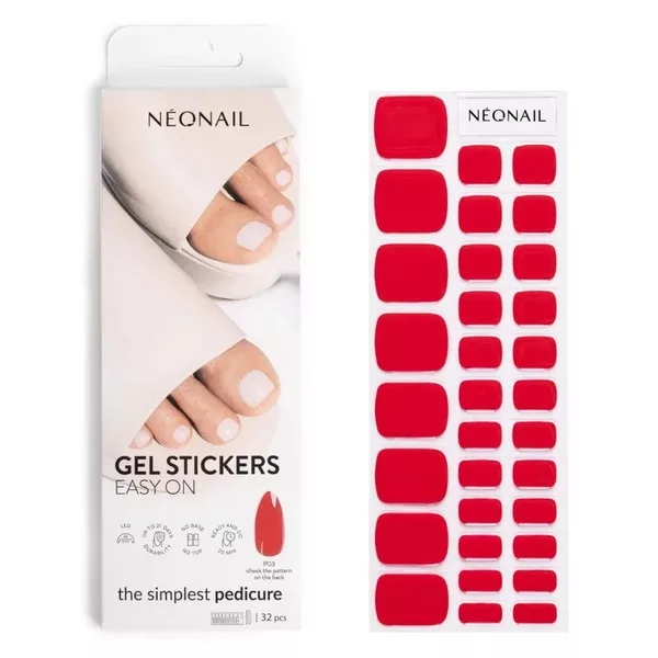 Neonail Easy On, naklejki do paznokci, P03