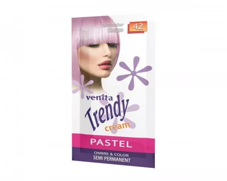 Venita Trendy Cream Ultra krem do koloryzacji włosów 42 Lavender Dream 35ml