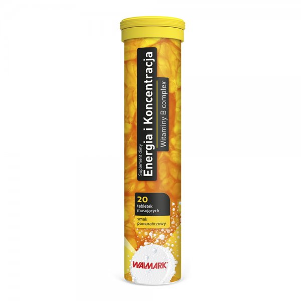 Walmark Energia i Koncentracja suplement diety 20 tabletek musujących