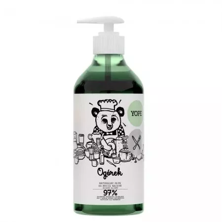 Yope, naturalny płyn do naczyń, Ogórek, 750ml