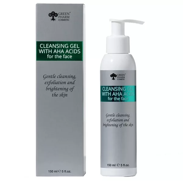Green Pharm Cosmetic Żel do mycia twarzy z kwasami AHA 150ml