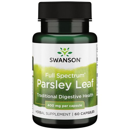Swanson, FS Parsley Leaf, 400mg, 60 kaps.