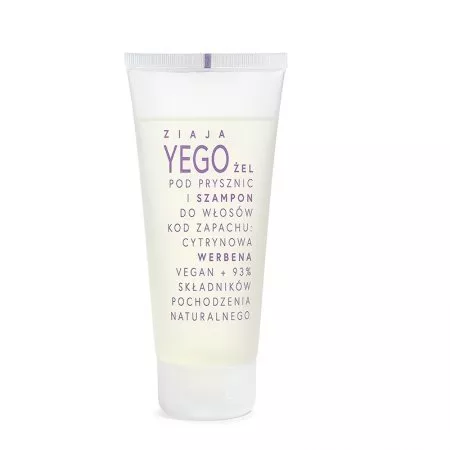 Ziaja Yego żel pod prysznic i szampon do włosów Cytrynowa Werbena 200ml