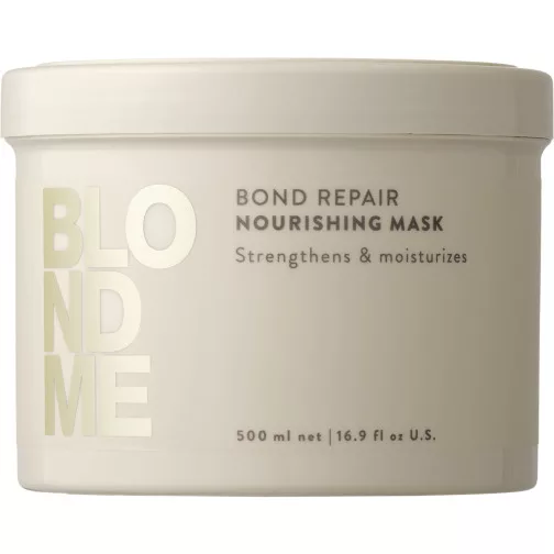 Schwarzkopf BlondMe Bond Repair, maska wzmacniająco-nawilżająca włosy blond, 500ml