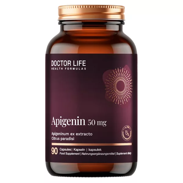 Doctor Life Apigenin 50mg suplement diety 90 kapsułek