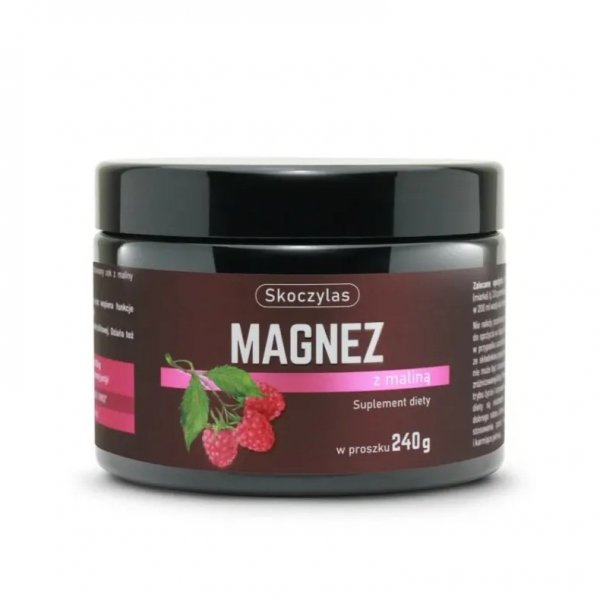 Skoczylas Magnez z maliną suplement diety 240g