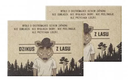 LaQ Dzik, mydło dla facetów w kostce, dwupak, 2x85ml