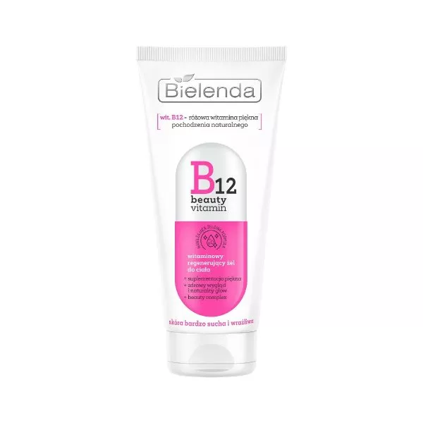 Bielenda B12 Beauty Vitamin, witaminowy regenerujący żel do ciała, 200ml
