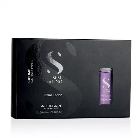Alfaparf Milano Semi di Lino Sublime, lotion do wszystkich rodzajów włosów, 12x13ml