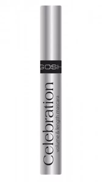 Gosh Copehnagen Celebration, wydłużający tusz do rzęs z ceramidami, 001 Black, 10ml