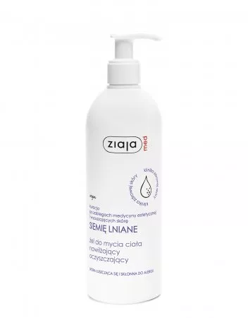 Ziaja Med Kuracja siemieniem lnianym, żel do mycia ciała, 400ml