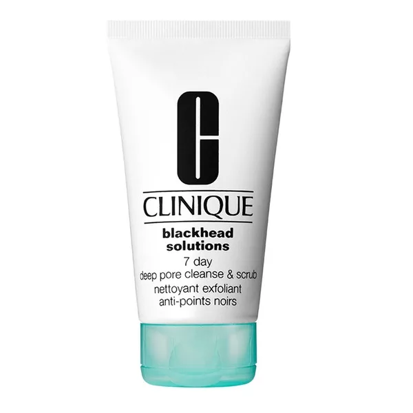 Clinique Blackhead Solutions 7 Day Deep Pore Cleanse & Scrub peeling 3w1 do skóry z zaskórnikami 125ml