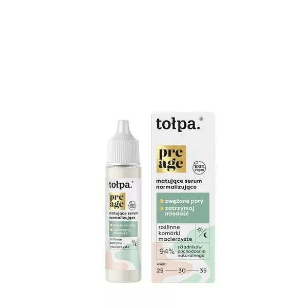 Tołpa Pre Age, matujące serum normalizujące, 20ml - data ważności (4.2026)