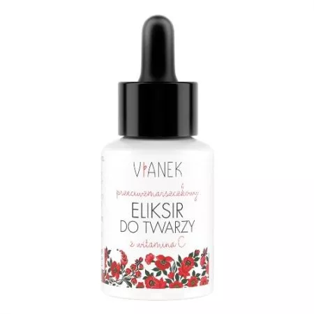 Vianek, Przeciwzmarszczkowy eliksir do twarzy, 30ml